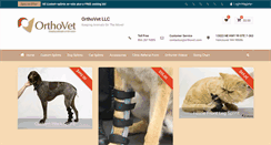 Desktop Screenshot of orthovet.com